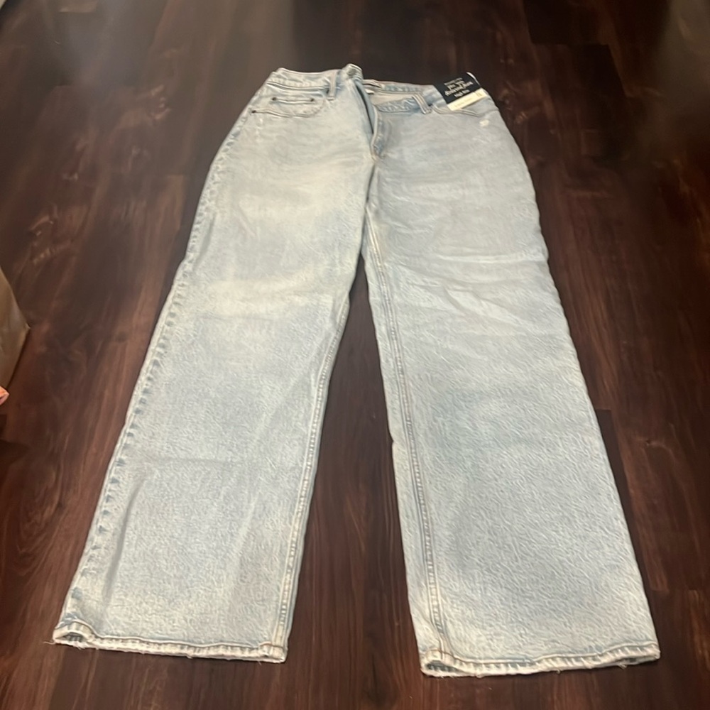 abercrombie curve love the 90s relaxed jeans high rise